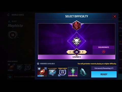 Clear World Boss Legend Mephisto Stage 29 in 100sec(월보 레전드 메피스토 29단계 100초 안 클) @기록용사나살앙