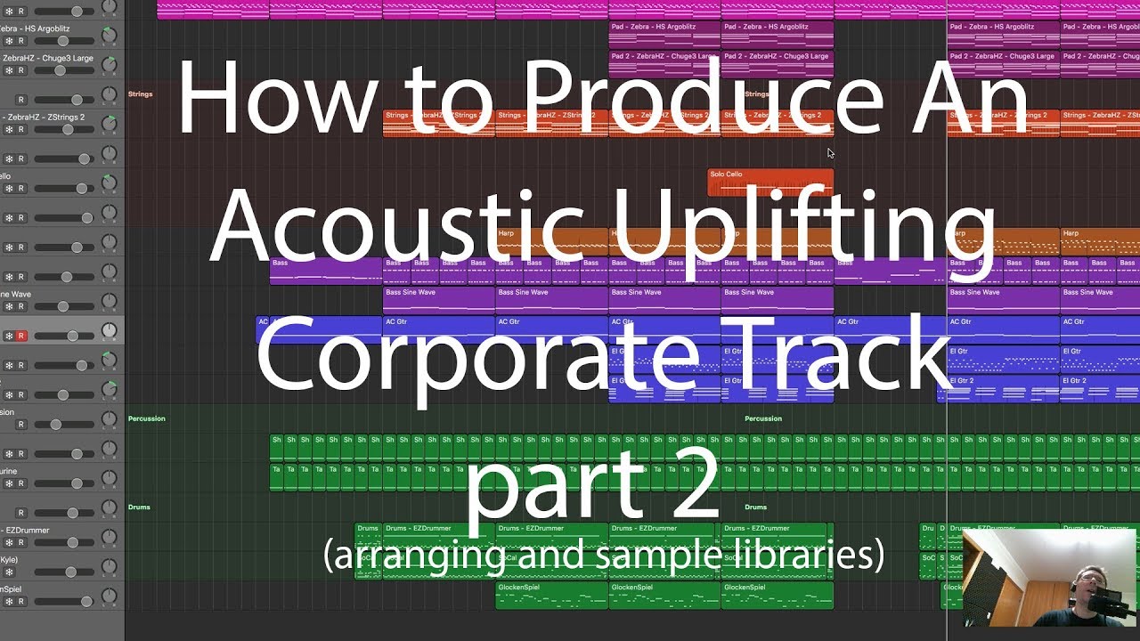 How to Produce a Corporate Track - part 2 - Arranging and Sample Libraries