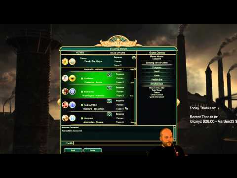 Civilization 5 Multiplayer 135: Maya [1/4] ( BNW 6 Player Free For All) Gameplay/Commentary