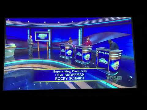 Jeopardy 2021 Tournament Of Champions, short end credits - (Finals #2) Day 10 (5/28/21)