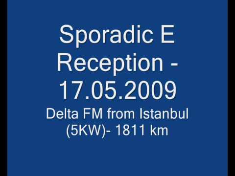 FM-DX: 17.05.2009 - Sporadic E Reception - 87.50 MHz - Delta FM - TUR - 1811km
