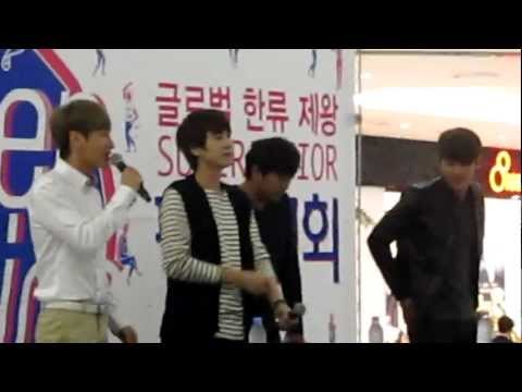 120831 Super Junior SPY Fansigning - Introduction