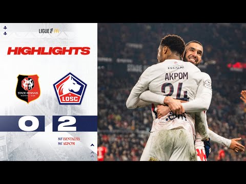 HIGHLIGHTS 24-25 I Bentaleb signe son retour par un but, le LOSC bat Rennes 2-0 ❤️🥺