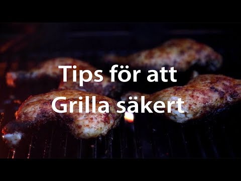 Tips för att grilla säkert