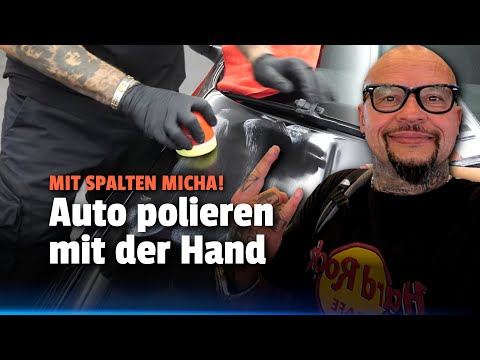 AUTO POLIEREN VON HAND: So machts der Profi Aufbereiter Spalten Micha