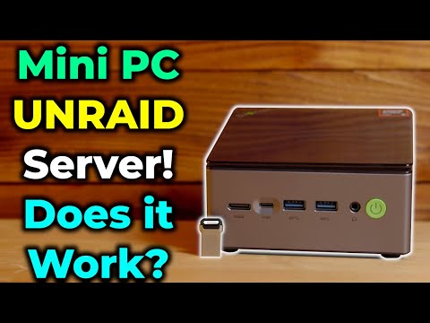 Mini PC Unraid Server! | Can You Use Unraid On a Mini PC? | GMKtec M7 PRO 6950H Mini PC