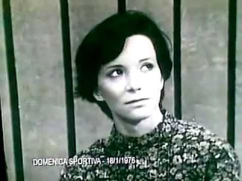 Carola Mangiarotti, Giulia Lorenzoni e Consolata Collino alla Domenica sportiva (gennaio 1976)