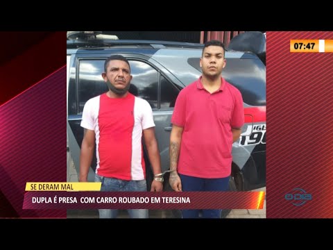 Dois criminosos são presos tentando vender carro roubado no Piauí 14 05 2021