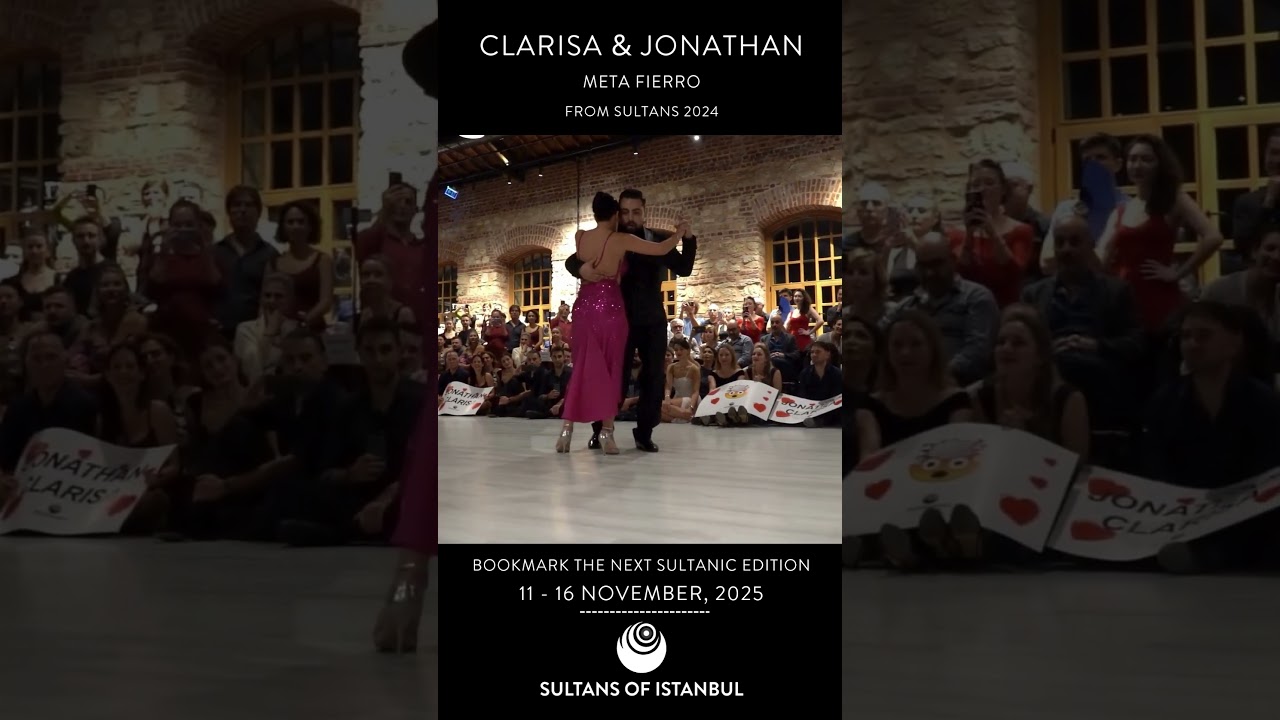 Video thumbnail for Jonathan Saavedra & Clarisa Aragón , Meta Fierro , Sultans of Istanbul Tango Festival 2024