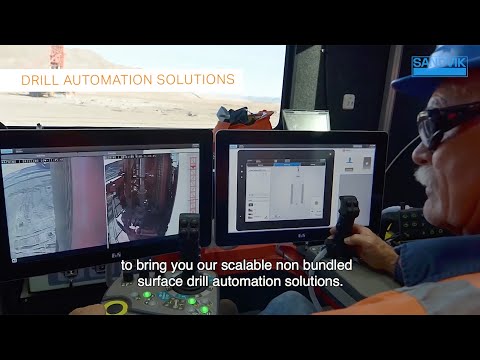 Sandvik DR412i Product Video - станок для бурения взрывных скважин