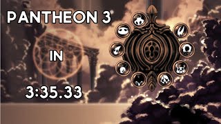 Hollow Knight Speedrun - Pantheon 3 in 3:35.33 (Old World Record)