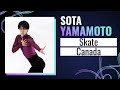 Sota YAMAMOTO JPN Men Short Program Skate Canada International 2024 GPFigure