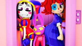 Stuck in Elevator. Pomni x Jax x Ragatha 💨🐰💨 - &quot;The Amazing Digital Circus&quot; Animation |Episode 19