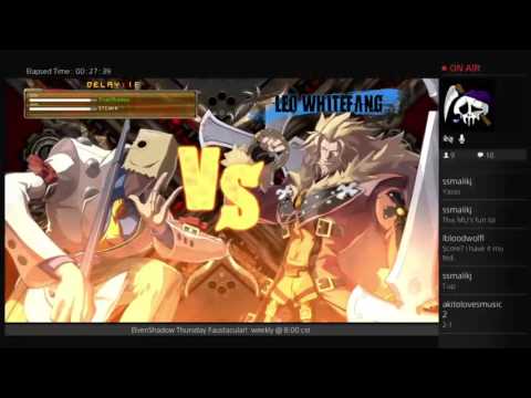 GGXrdR PSN 9/15/16 - ElvenShadow (Faust) vs Mr. K (Leo) FT5