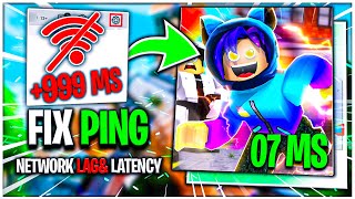 🔧How To Fix High Ping In Roblox ✅ | FIX Roblox High PING, Network Lag & Packet Loss - 2023 🔥