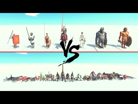 Sword Team Vs All Units ARBS | Animal Revolt Battle Simulator