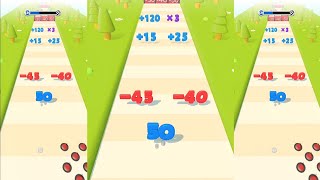 Number Run Merge more with biggest challenge mode ASMR gameplay