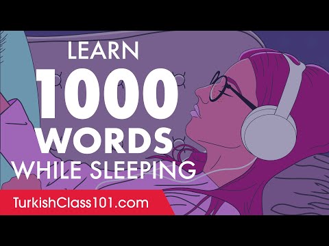 Turkish Conversation: Learn while you Sleep with 1000 words