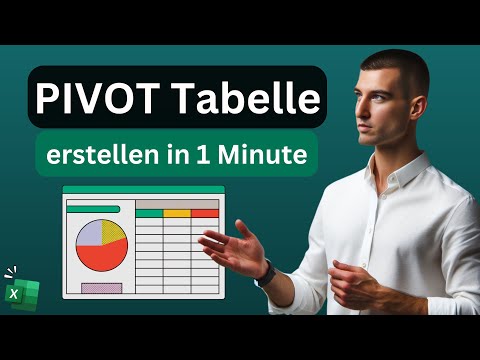 Excel Pivot Tabelle erstellen in 1 Minute - Tutorial [Datum, Gruppieren, Diagramme]