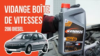 Youtube thumbnail of video "Comment Vidanger la boîte de vitesses Peugeot 206 1.4 HDI 🛢"