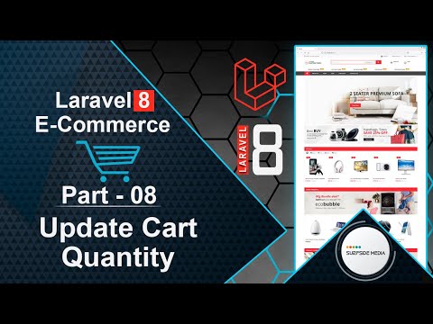 Laravel 8 E Commerce Update Cart Quantity