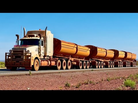 Road Trains and Trucks in Outback Australia