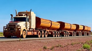 Road Trains and Trucks in Outback Australia