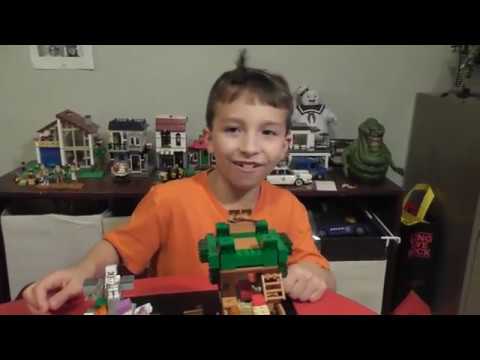 MINECRAFT LEGO SET REVIEW: THE SKELETON ATTACK!!!!!!!