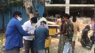 Covid 19 - Vanasthalipuram, Hyderabad distributed satvik meals to 372 needy people