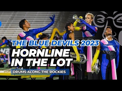 The Blue Devils 2023 Hornline | In the Lot | Drums Along the Rockies
