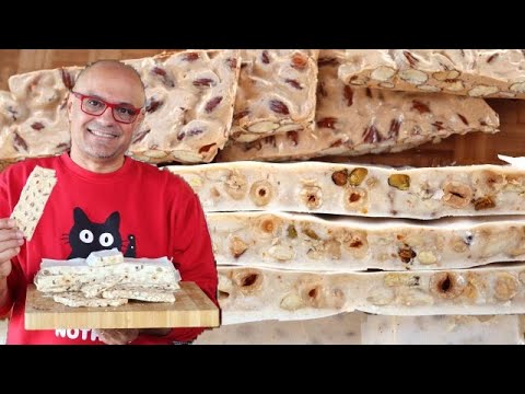 TORRONE FACILE MORBIDO E DURO antica ricetta del torrone facile