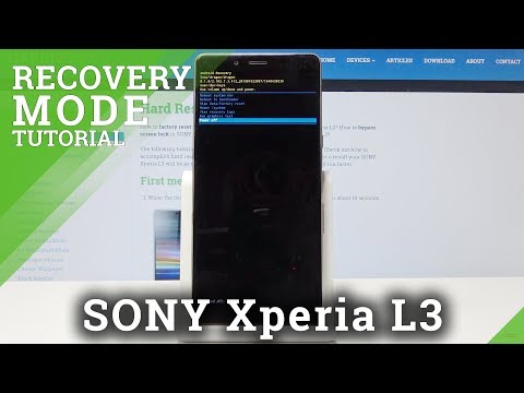 Recovery Mode Sony Xperia L3 - How to Enter SONY Recovery Mode