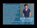 Glee - Let Me Love You (Lyrics) 