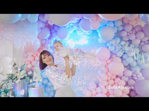 panels with sequins, shimmer wall, SolaAiR