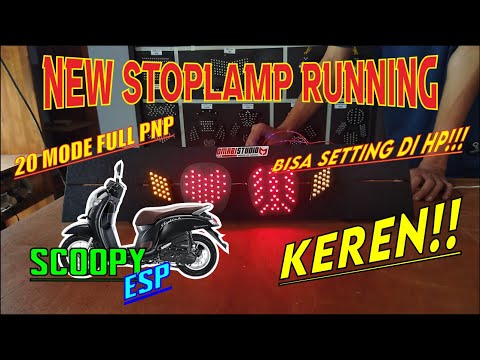 STOPLAMP RUNNING 20 MODE SCOOPY ESP