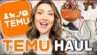 HUGE TEMU HAUL | fall decor, fall fashion, toddler finds, accessories