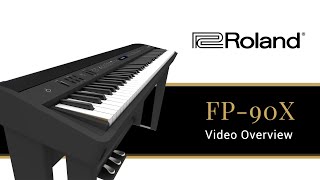 Video thumbnail for 2024 - The FP-90X Roland Digital Piano - What You Need to Know by Riverton Piano Company