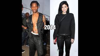 Travis Scott Vs Kylie Jenner Through The Years 🌟 #shorts #thenandnow