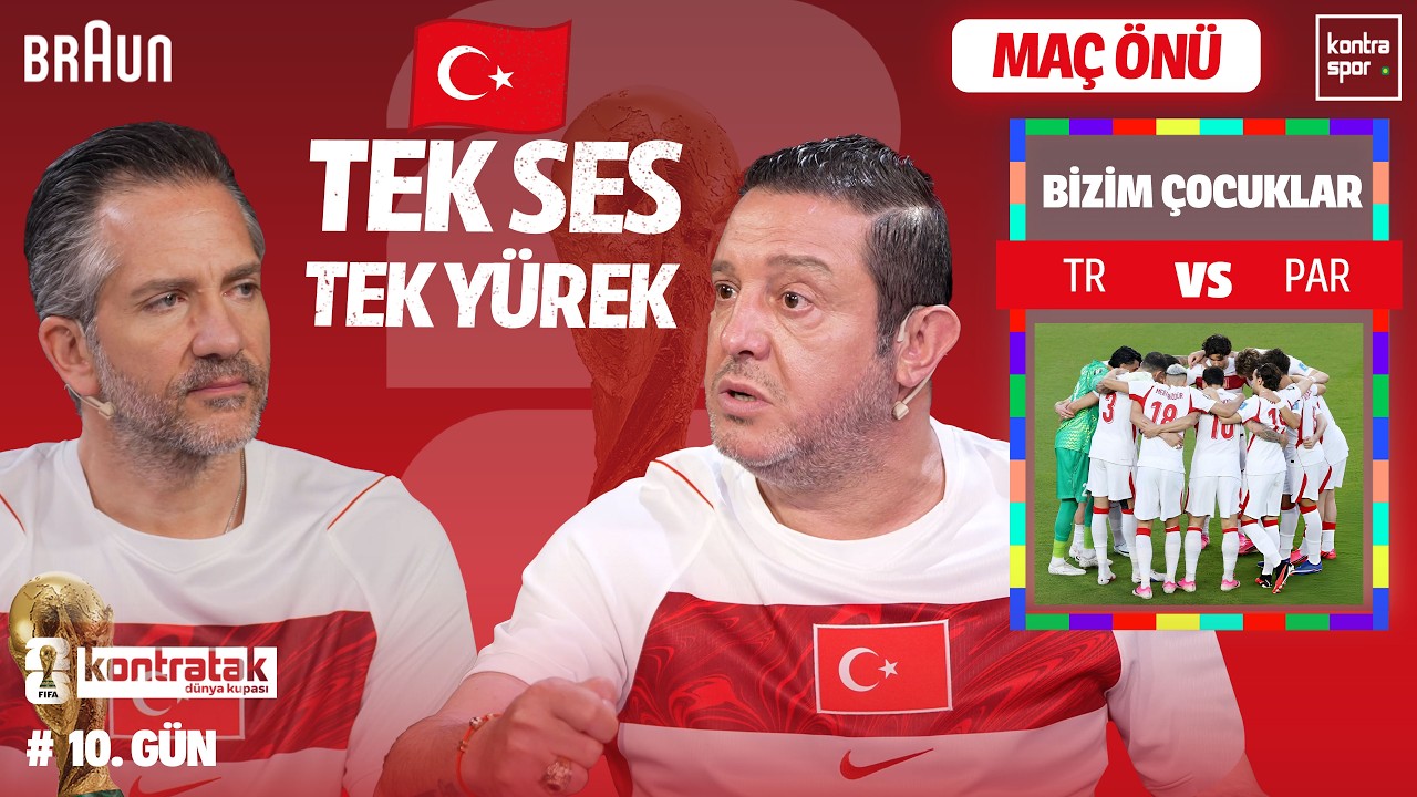 🔴 CANLI | Türkiye - Paraguay Maç Önü | Nihat Kahveci, Nebil Evren | Kontratak Dünya Kupası