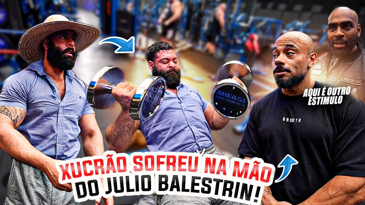 XUCRÃO ENCAROU JULIO BALESTRIN NO SEU TREINO E ELE NÃO TEVE DÓ