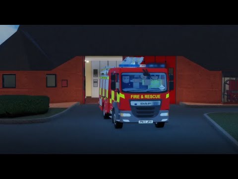 Ormskirk's First Pump Turnout - Lancashire Fire and Rescue Roblox