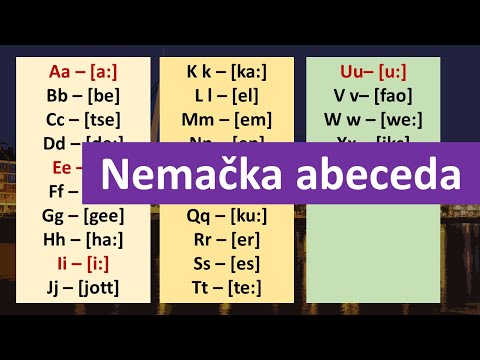 Nemački jezik -  nemačka abeceda