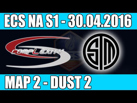 TSM vs Complexity | Map 2 (Dust 2) ECS NA Season 1 2016 CS:GO Week 4 (30.04.2016)