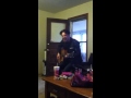 Spencer lee singing to Tanner Miller 
