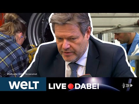 "DRAMATISCH SCHLECHT!". Robert Habeck stellt Wirtschaftsbericht vor | WELT STREAM