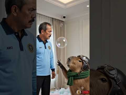 Capybara Pintar Menunjuk Kamera CCTV Untuk Membongkar Kelakuan Jinu😂 #kapybara