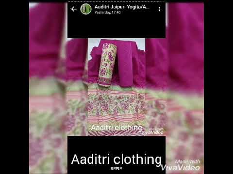 Aaditri clothing casual wear cotton block print saree, with ...