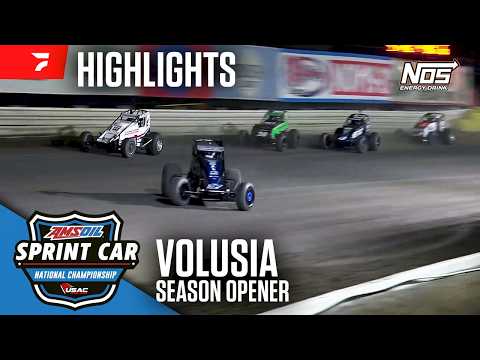 𝑯𝑰𝑮𝑯𝑳𝑰𝑮𝑯𝑻𝑺: USAC AMSOIL National Sprint Cars | Volusia Speedway Park | February 9, 2026