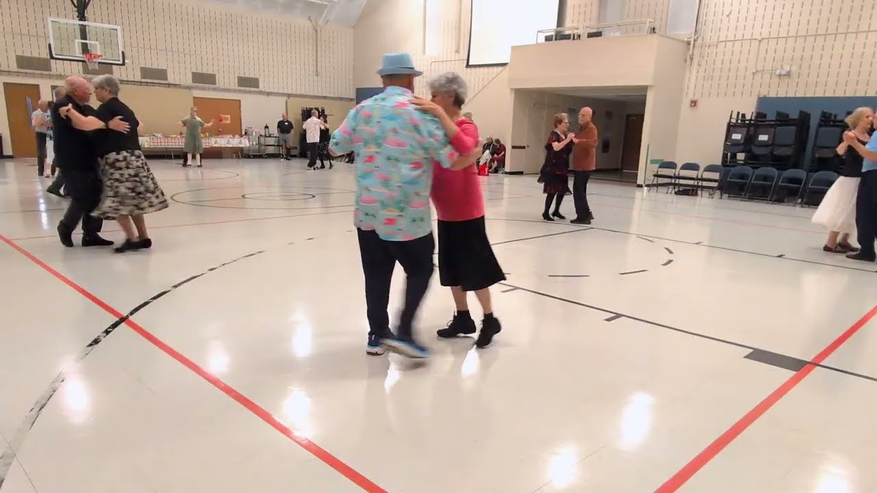 Round dancing with Cathy Fisher cueing at the River City Rounds Fall Festival in St. Louis, MO 9/13/25.