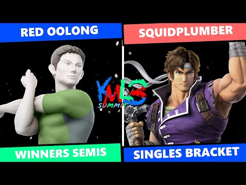 KML Summit 3: Winners Semis - Red Oolong (Wii Fit Trainer) Vs Squidplumber (Richter) SSBU Singles